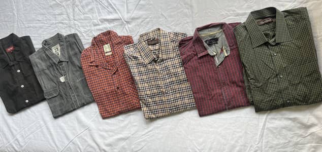 Medium branded shirts