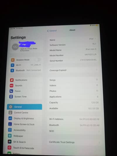Apple iPad mini 4