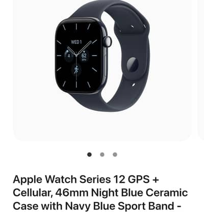 Apple watch series 12 ceramic latest model 46mm