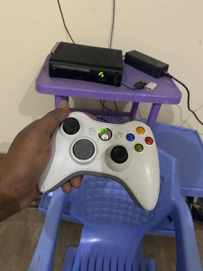 Xbox 360 with One Original Controller