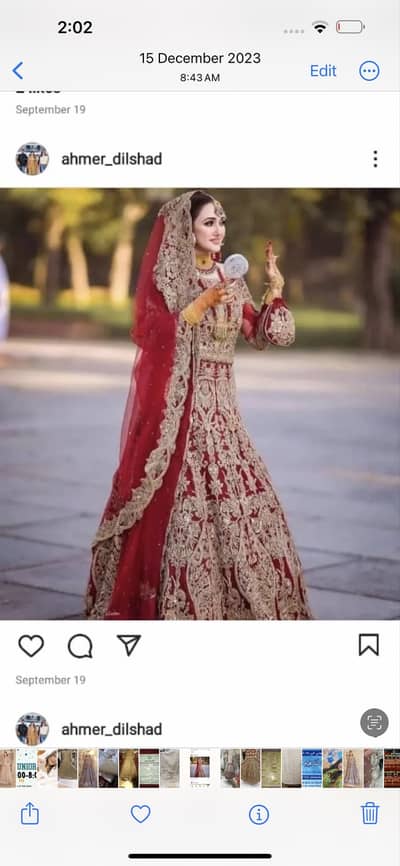 Bridal lehnga New