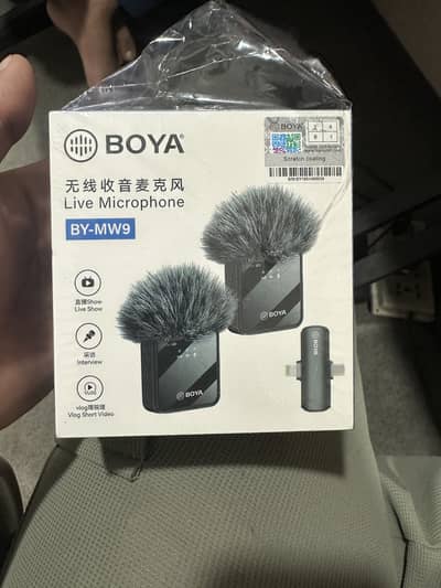 BOYA BY-MW9 Wireless Live Microphone - Brand New Just Box Open