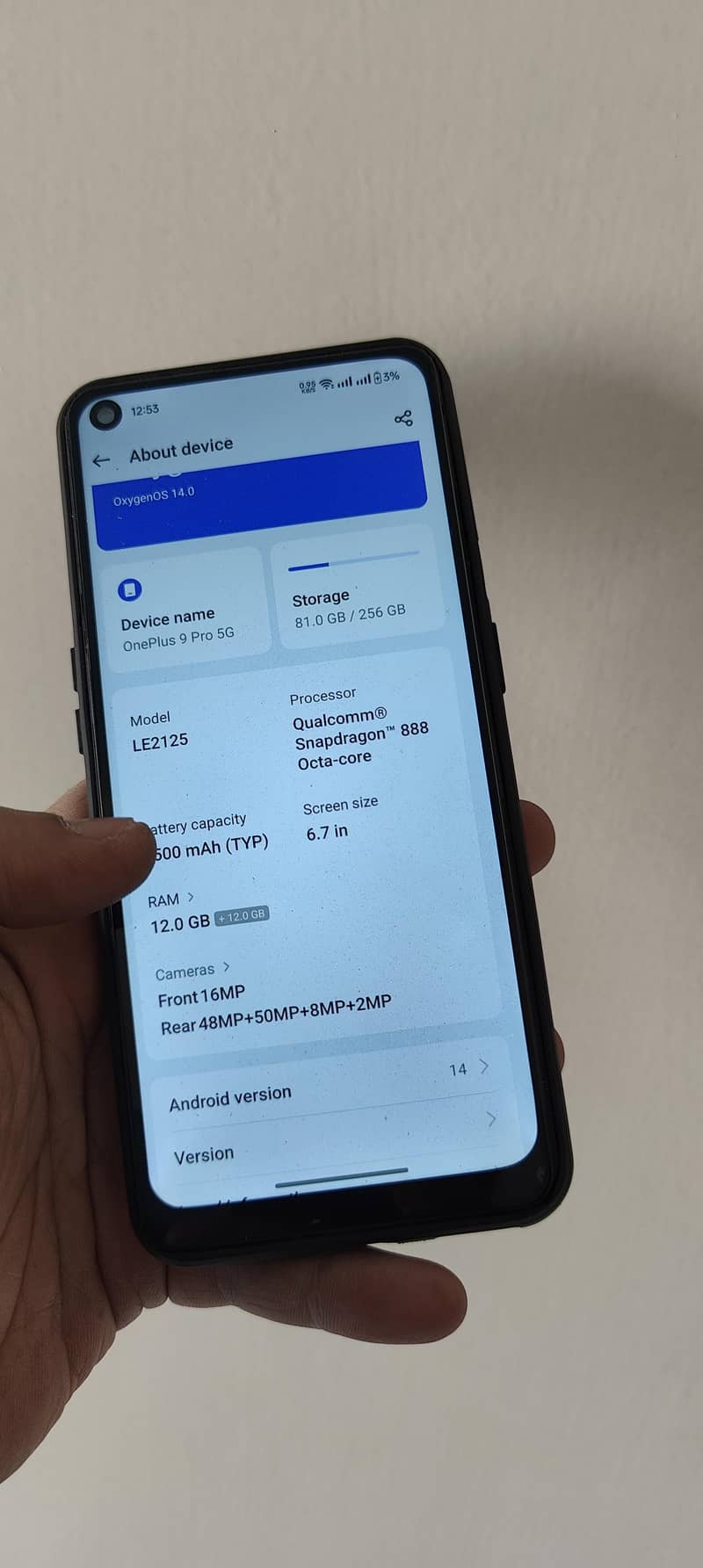 OnePlus 9pro PTA Approved 1