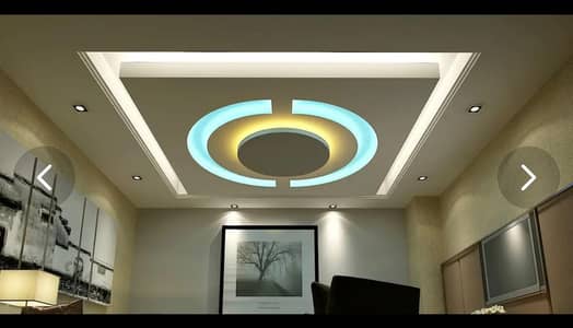 2x2 Gypsum False Ceiling And Pop Ceilings , interior work