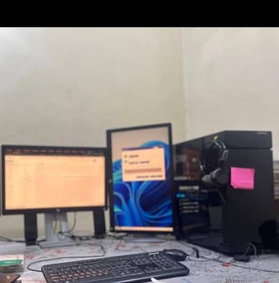Ryzen 5 5600 Gaming PC | RX 590 8GB | 32GB RAM | HP Monitor | Gaming