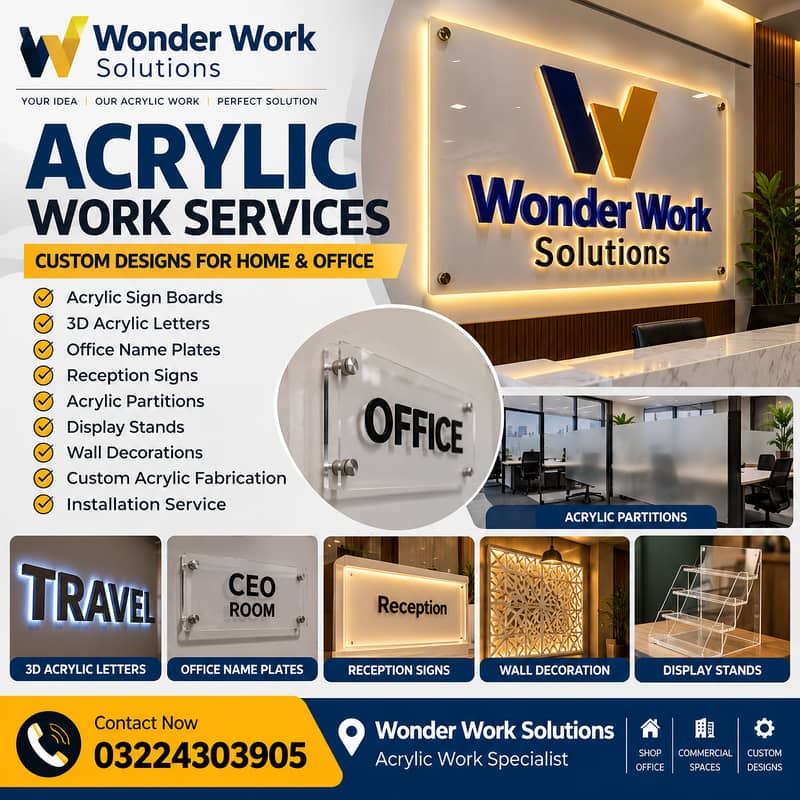 Acrylic worker need 0