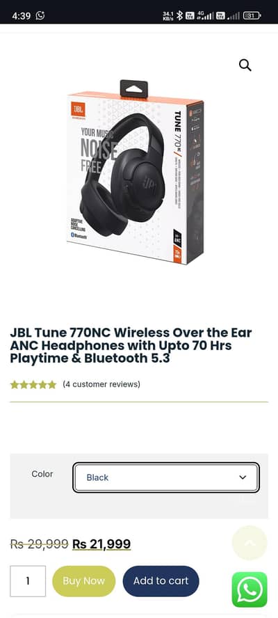 Jbl tune 770nc