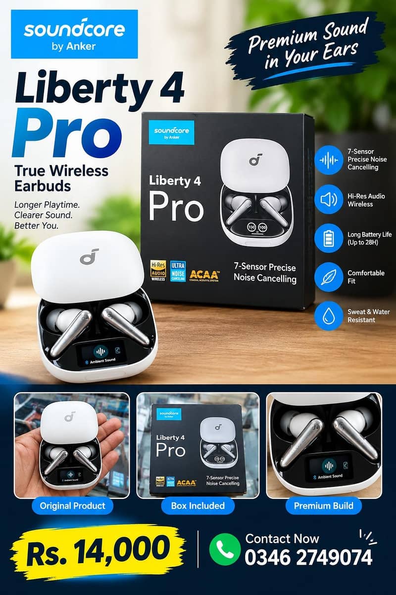 Anker buds 4 pro mobile no 03021275791 0