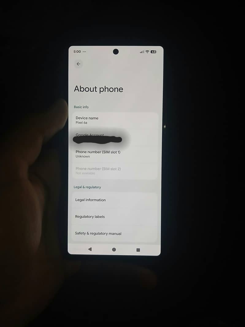 Google Pixel 6a 6