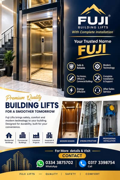 LIFTS FOR YOUR BUILDINGS & PROJECTS