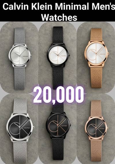 High-End Watches Collection (CK,Fossil & Vacheron)