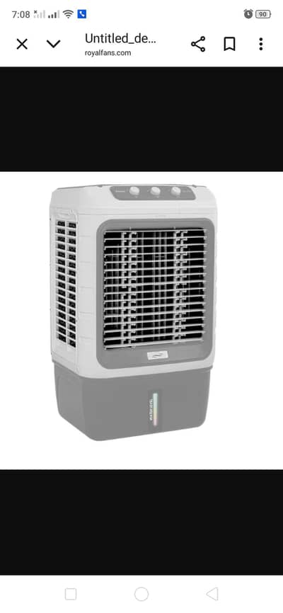 Royal Rac 4700 Air Cooler only 2 month used/10/10 condition sell