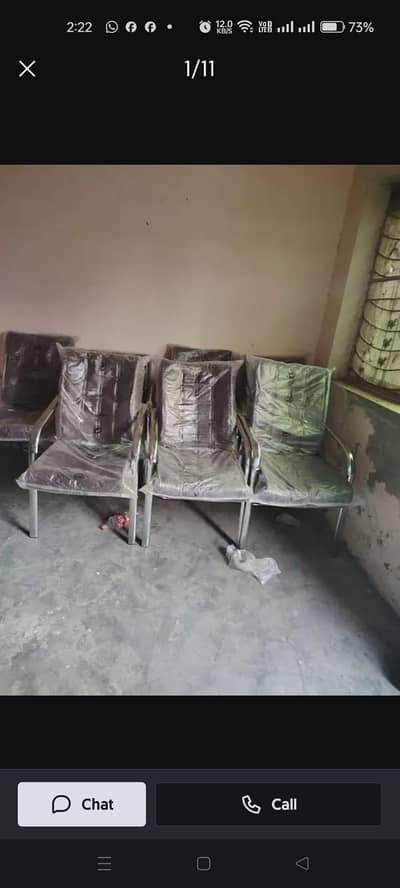 8 chairs as like new