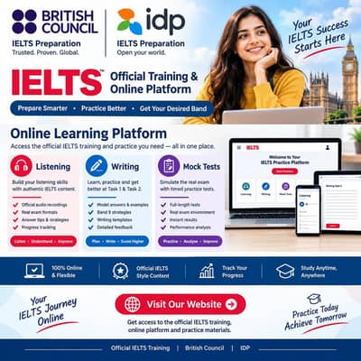 IELTS Academic preparation no 1 online portal.