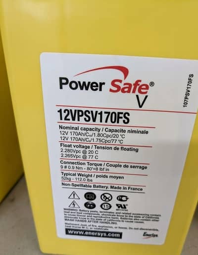 power safe batteries 1.7kw each