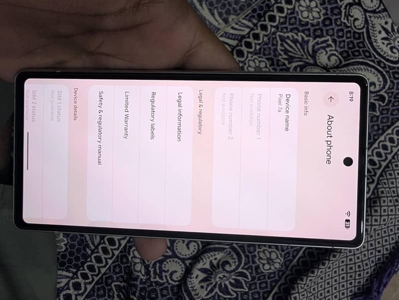 Google Pixel 7a 6