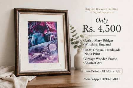 Hand made Abstract Painting from England