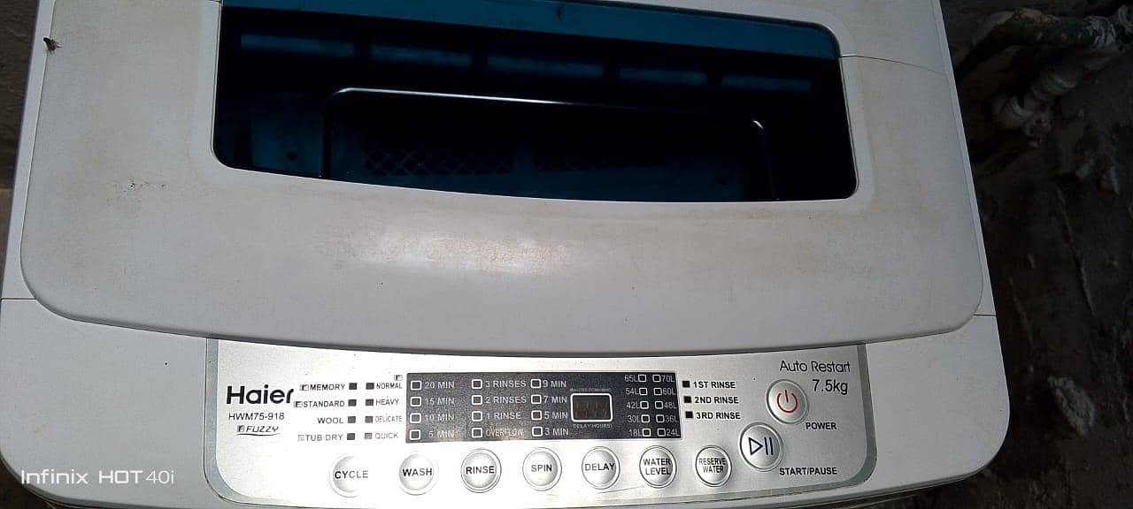 Haier full automatic machine top loaded 4