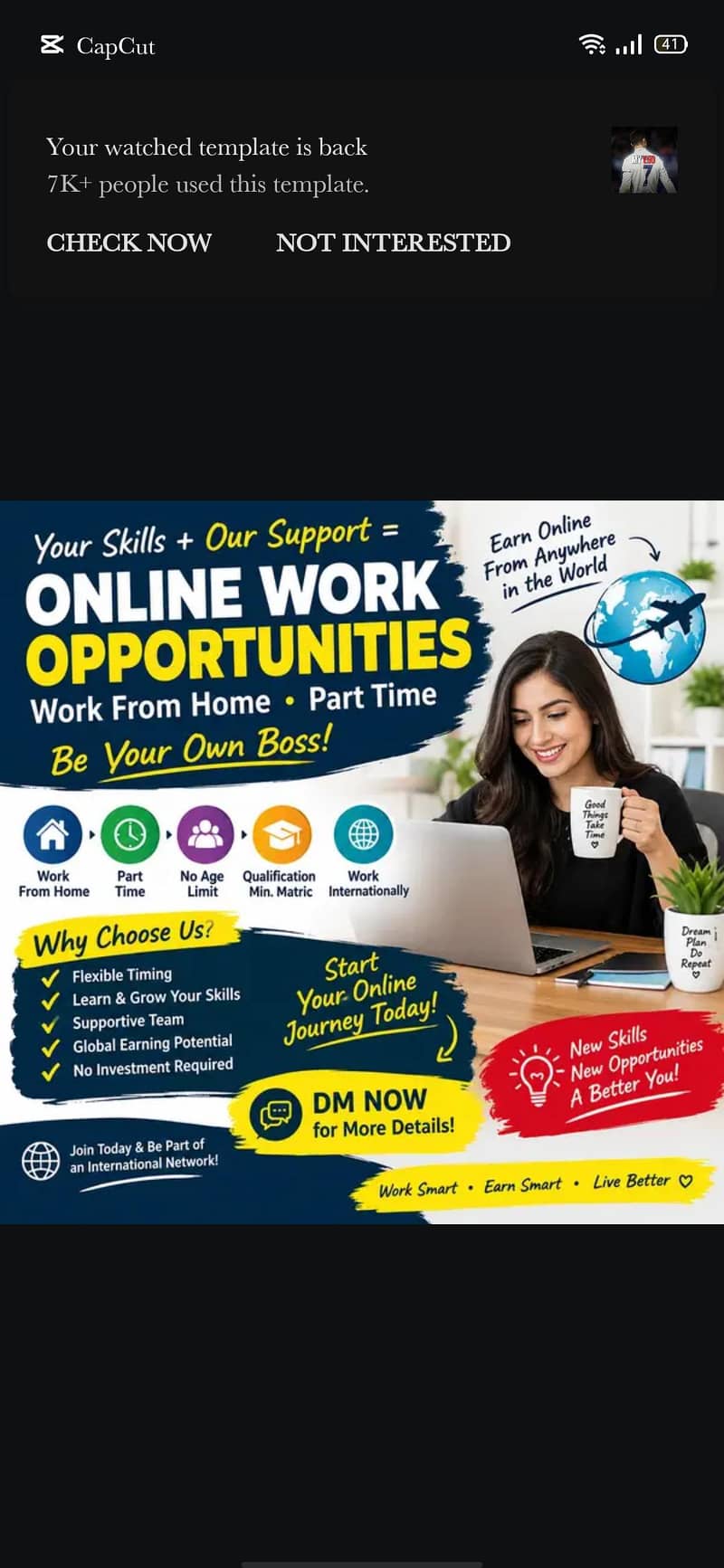 ONLINE WORK AVAILABLE 0