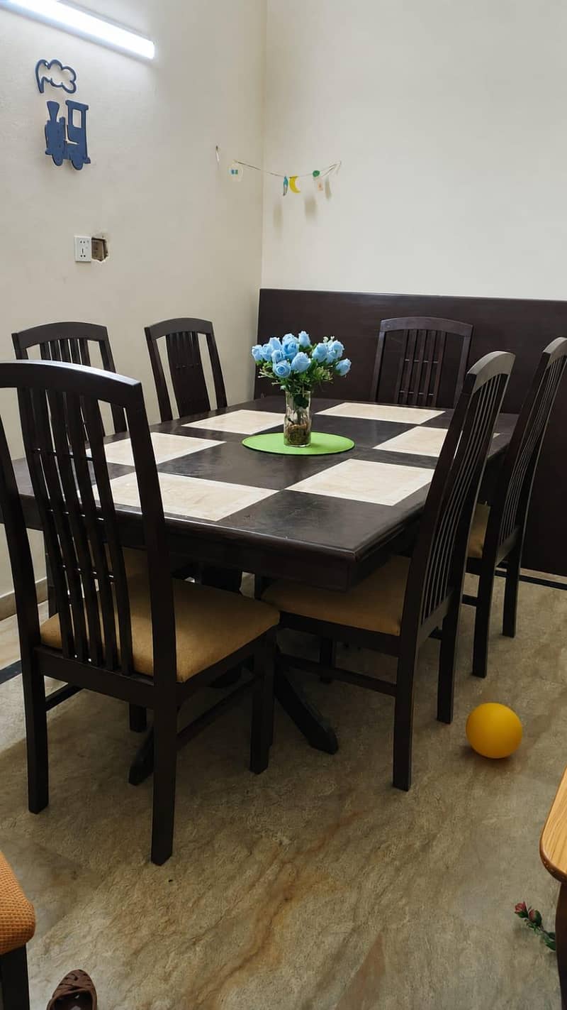 6 Seater Dinning Table Set 1