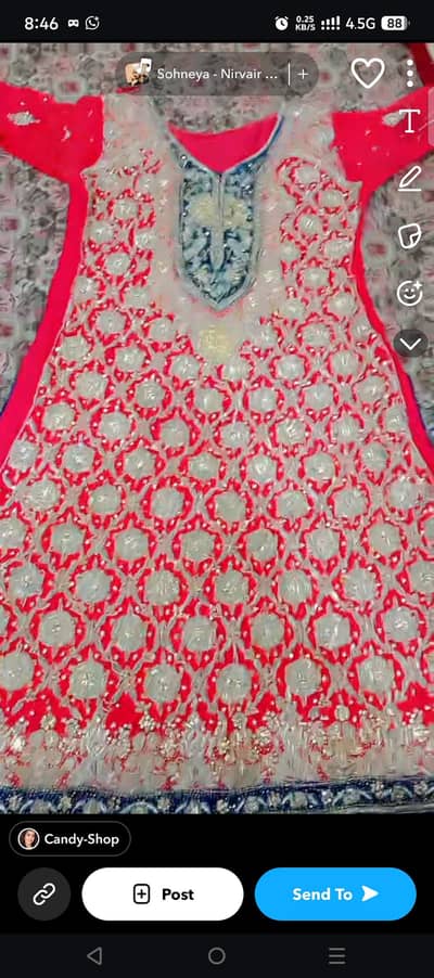 dulhan lehnga  1 time use
