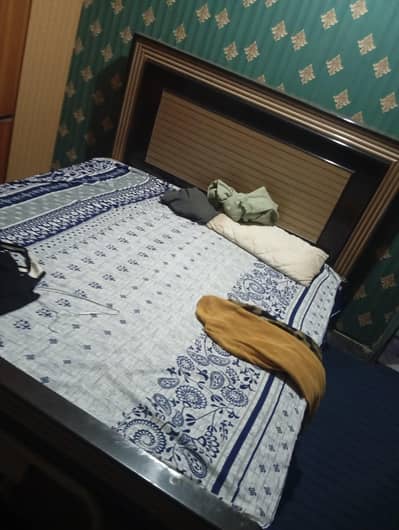 Bed with Spring mattress Almost New