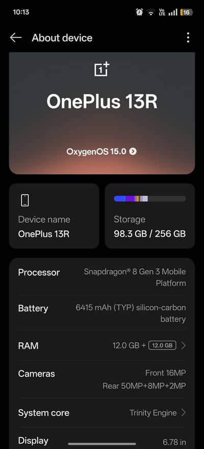 One Plus 13R