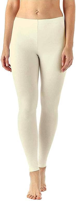 Leggings Soft Cotton Lycra Fabric Slim Fit Women Ladies Girls Cotton Tights Legging Free Size