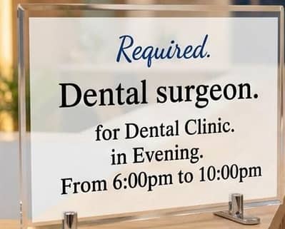 BDs doctor for dental department