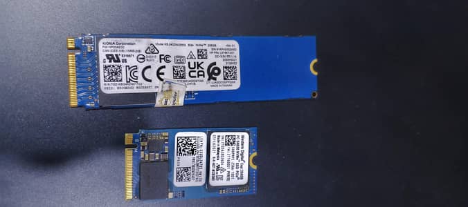 Nvme / M2 CARD 256gb Each card