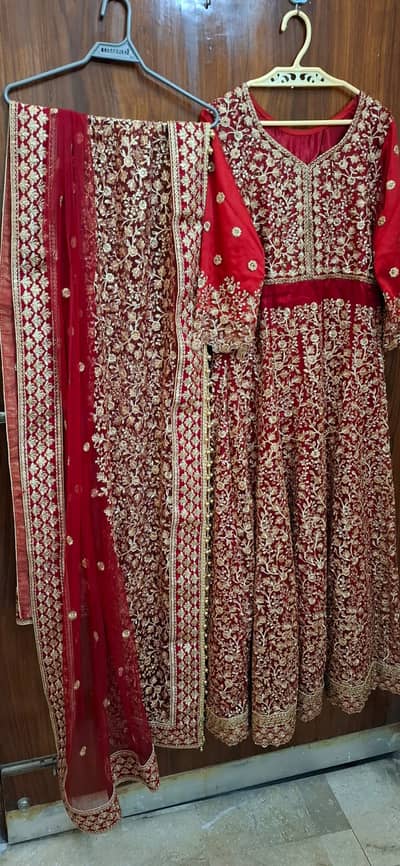Bride dress baraat dress wedding dress maxi dress baraat maxi