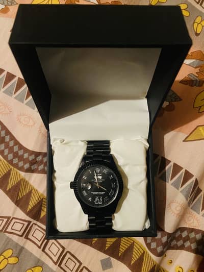 Rolex Men’s Luxury Black Sports Watch – Premium Design