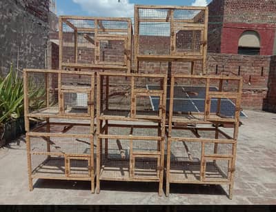 Wooden Cages Low Price (Used)