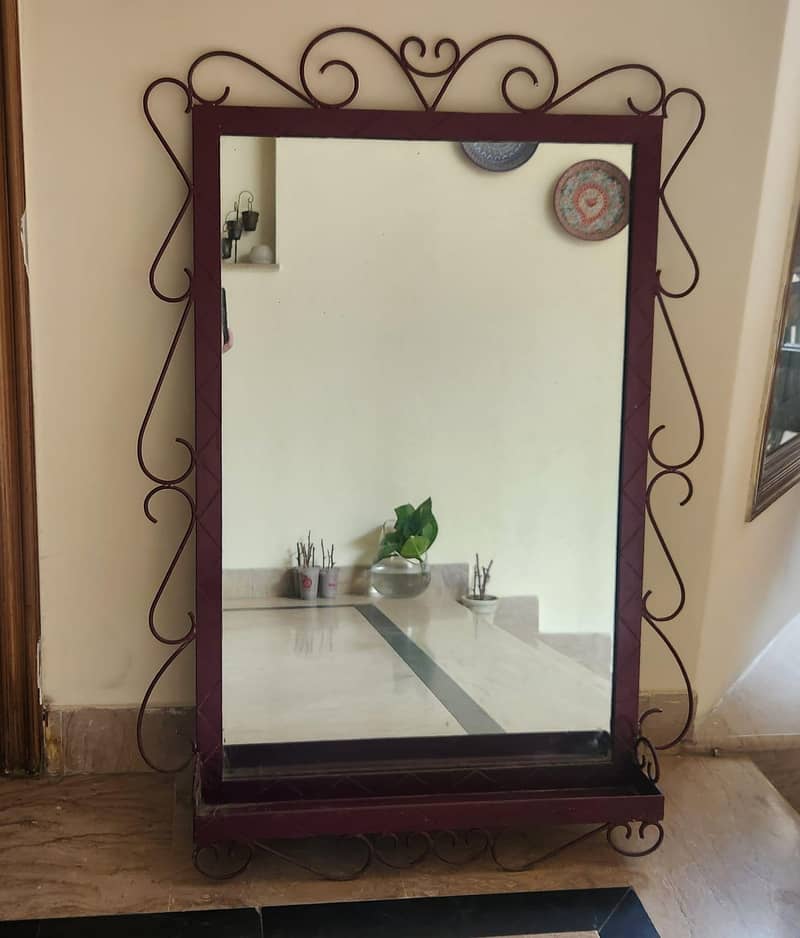 mirror with iron frame 1