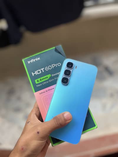 Infinix Hot 60 pro with box charger