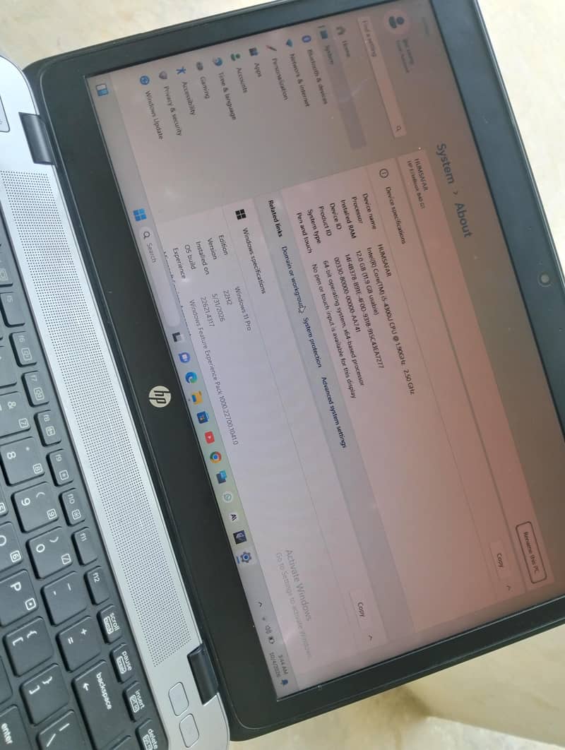 Hp laptop 3