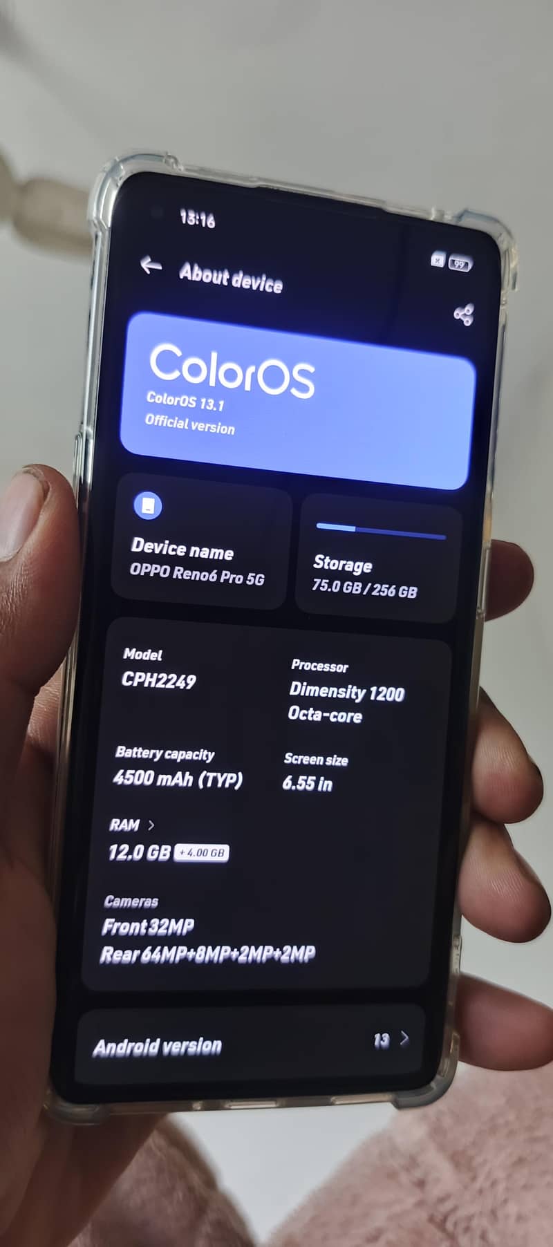 OPPO Reno6 Pro Plus 4