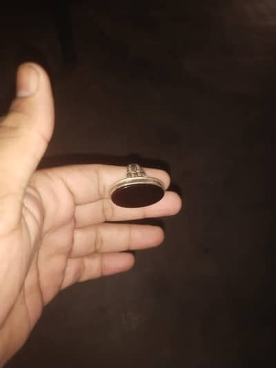 silver ring orignl stone