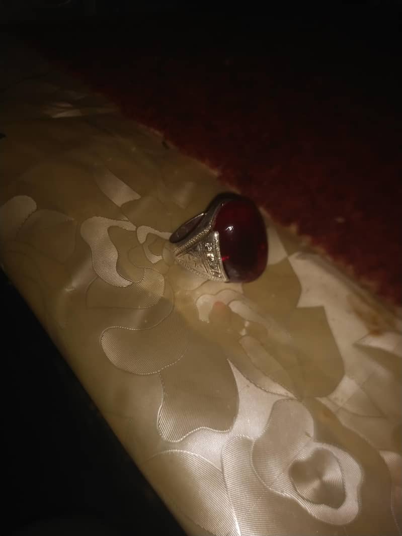 silver ring orignl stone 3