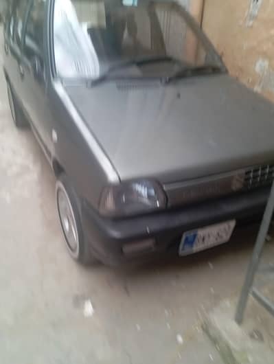 Suzuki Mehran VX 2013, smoke green, alloy rims and tyres