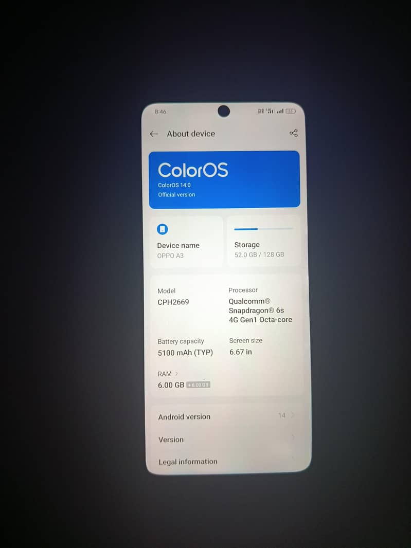 OPPO A3 0