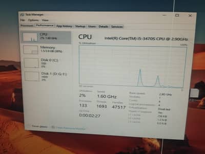Hp core i5 ki third generation ha 80gb ssd without hard disk