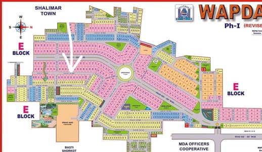 20 M plot in Wapda Town E Block Multan is for sale
