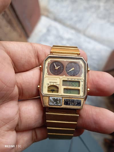 vintage citizen Ana Digi quartz watch