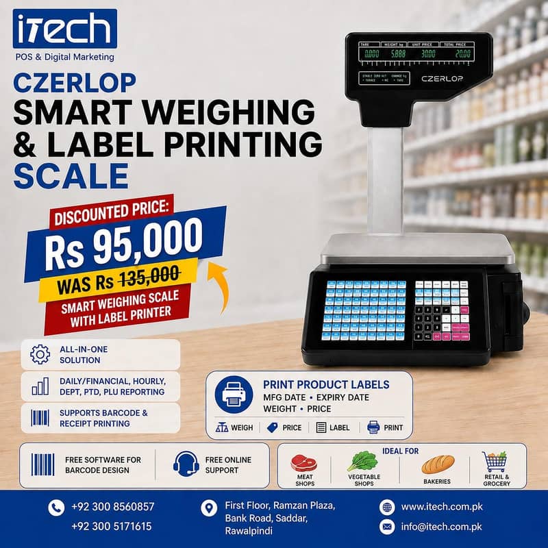 Scale Label/BARCODE. Receipt Printing 0