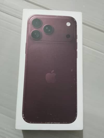 Apple iPhone 18 Pro Max 256GB – Burgundy Colour – Box Pack