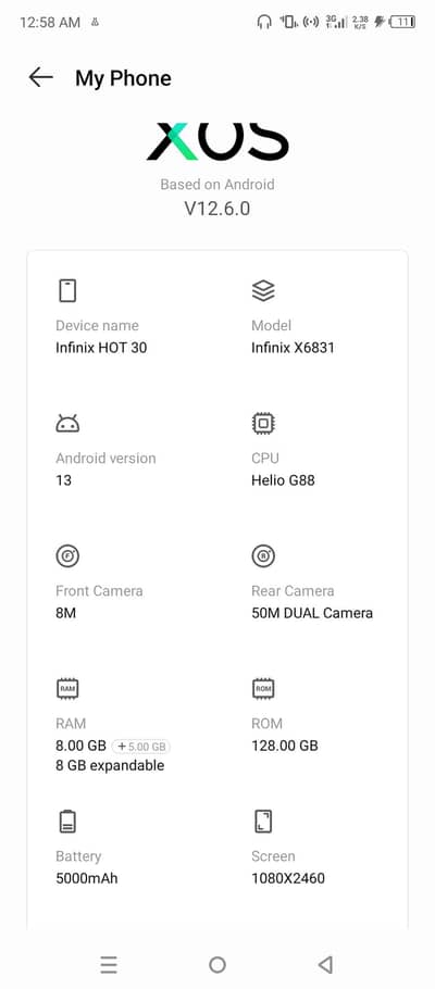 Infinix Hot 30