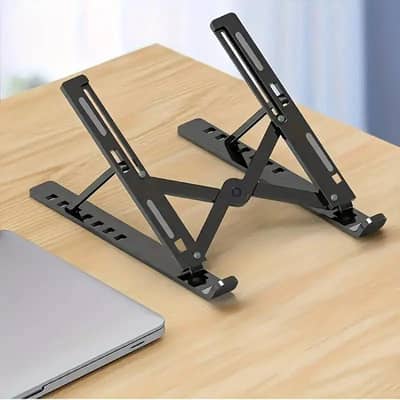 Premium Aluminum Laptop Stand - Foldable & Portabl
