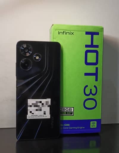 Infinix Hot 30 8+8/128GB with Original Charger & Box
