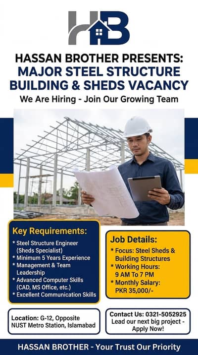 structure engineer job available